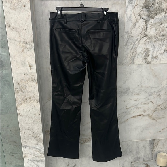 Free People Chic Black Vegan Leather Pants - Picture 2 of 5